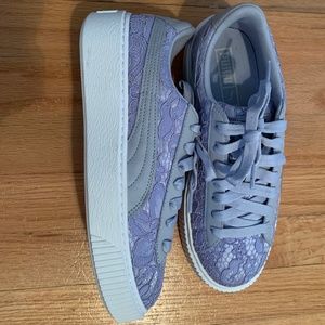 Puma Basket Platform Lace Up Sneakers